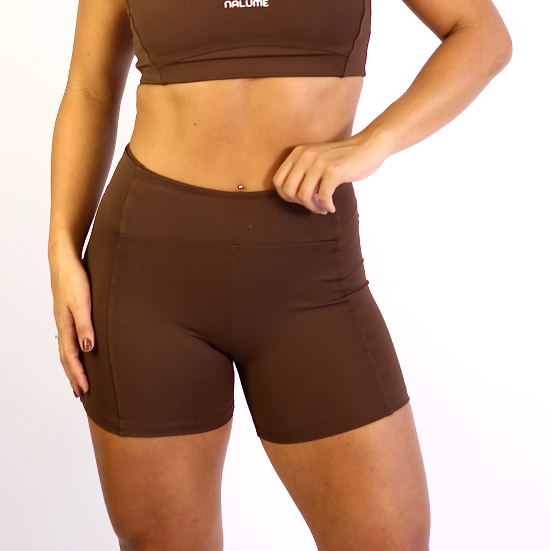 Short Aurea - Marrom