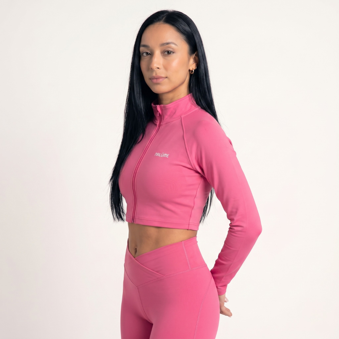 Casaquinho Cropped Solaris - Pink