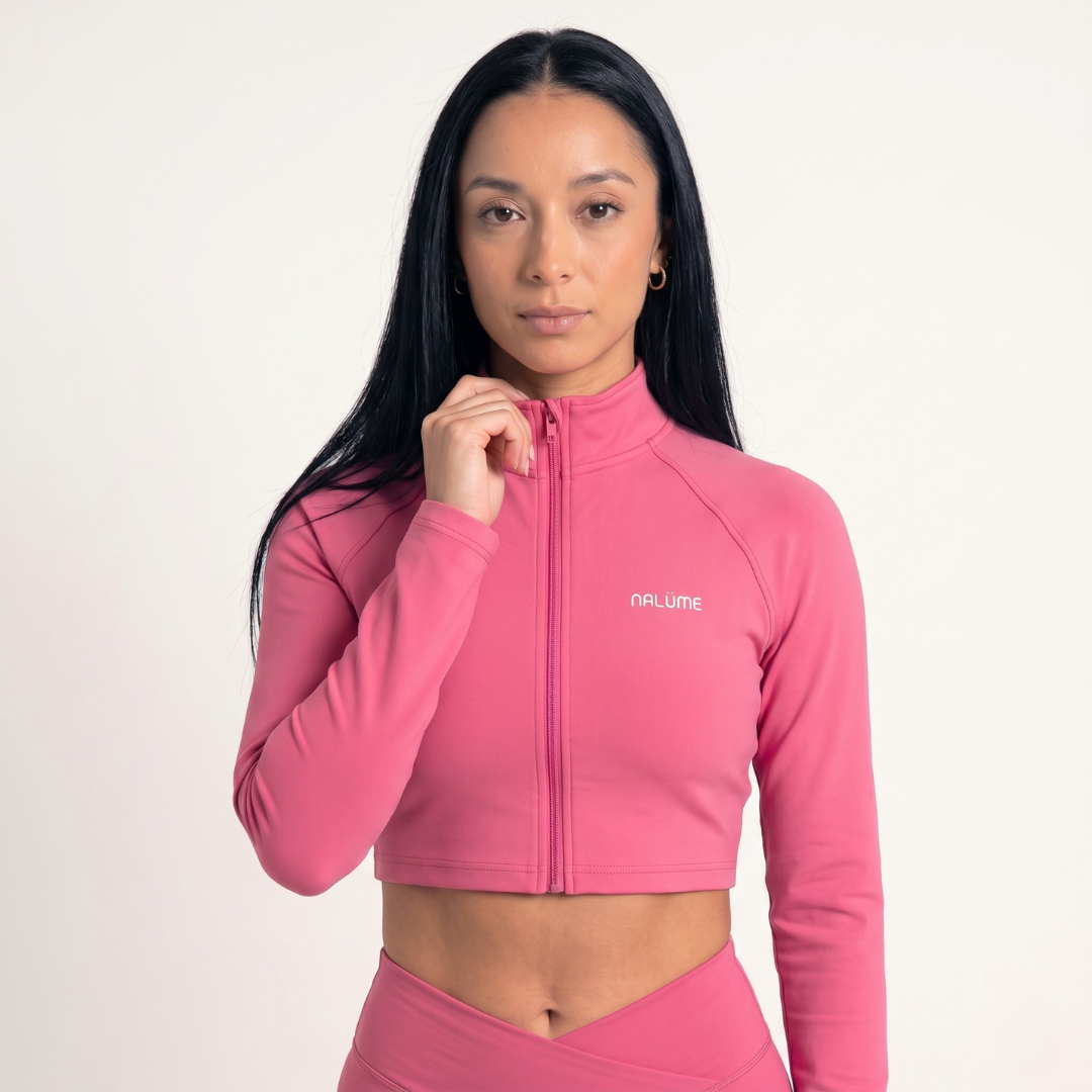 Casaquinho Cropped Solaris - Pink