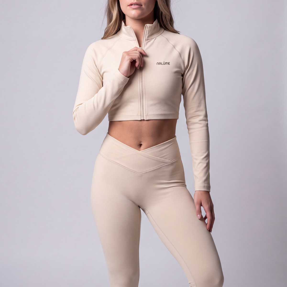 Casaquinho Cropped Solaris - Areia