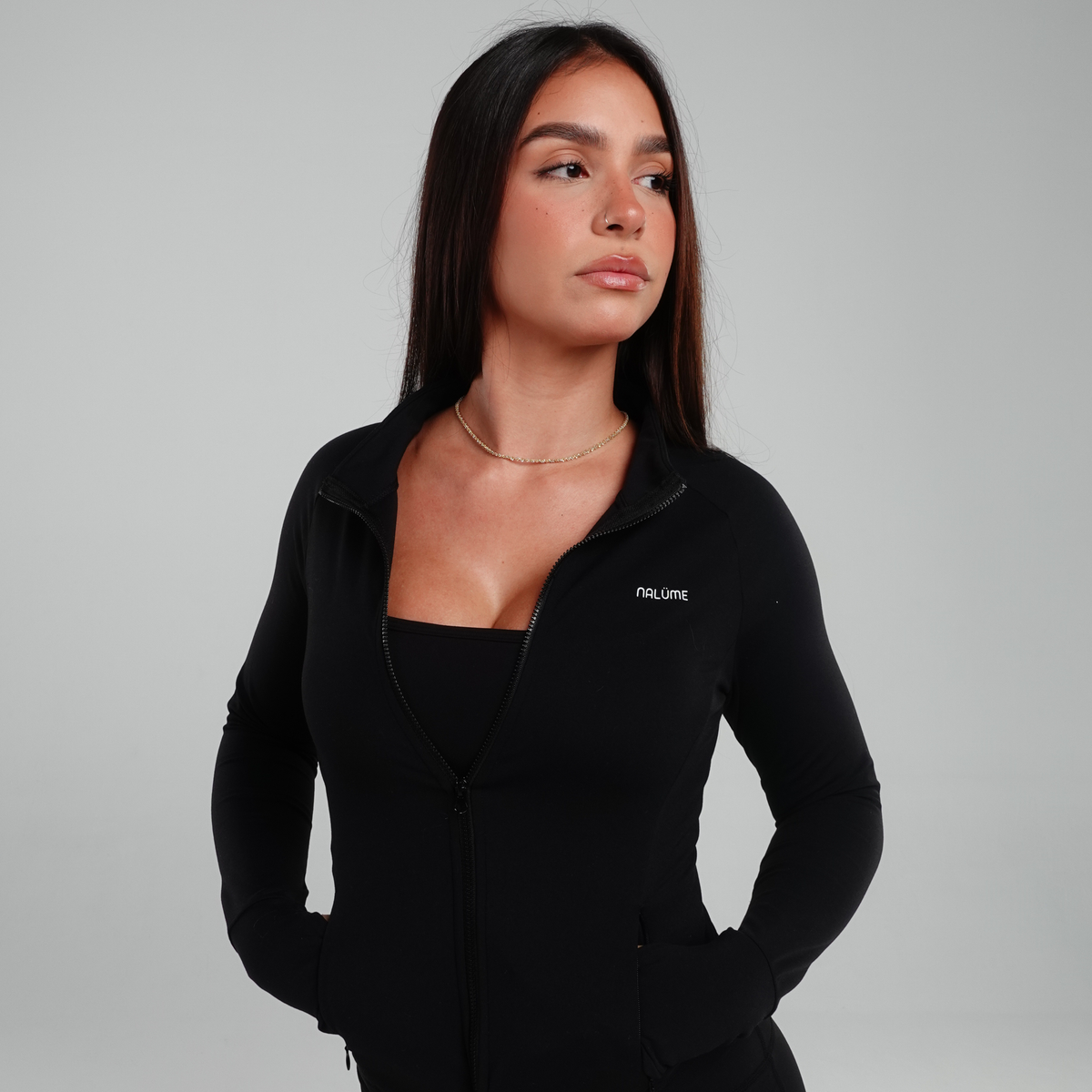 Casaquinho Peach Floss - Preto