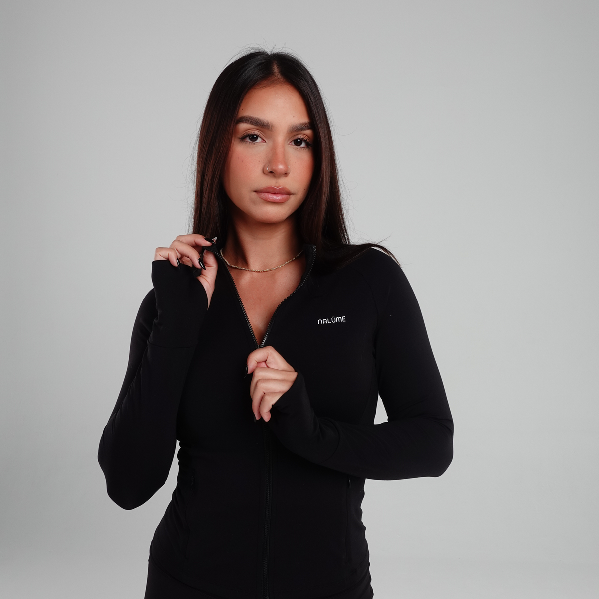 Casaquinho Peach Floss - Preto