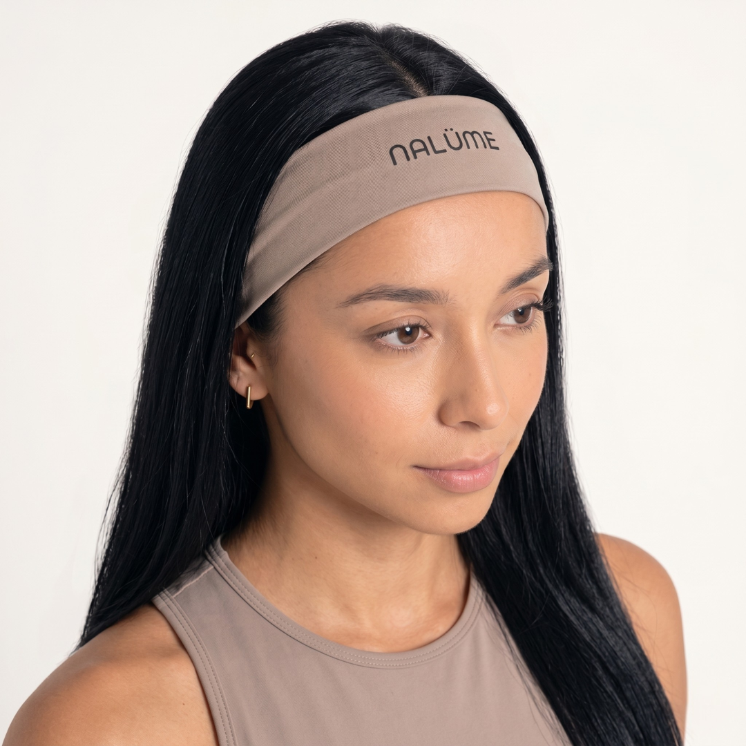 Faixa de Cabelo Bege - Tamanho Único