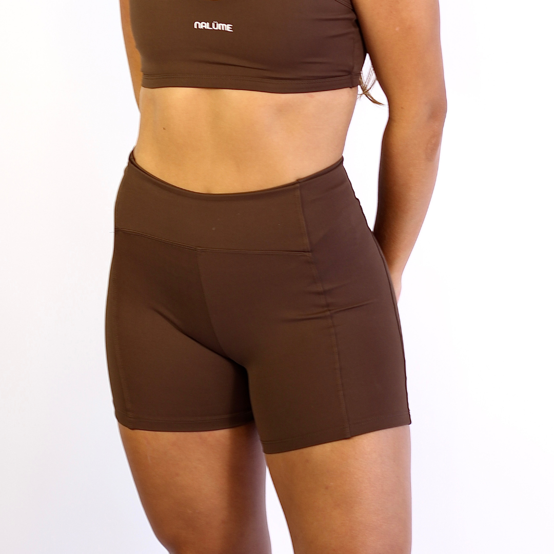 Short Aurea - Marrom
