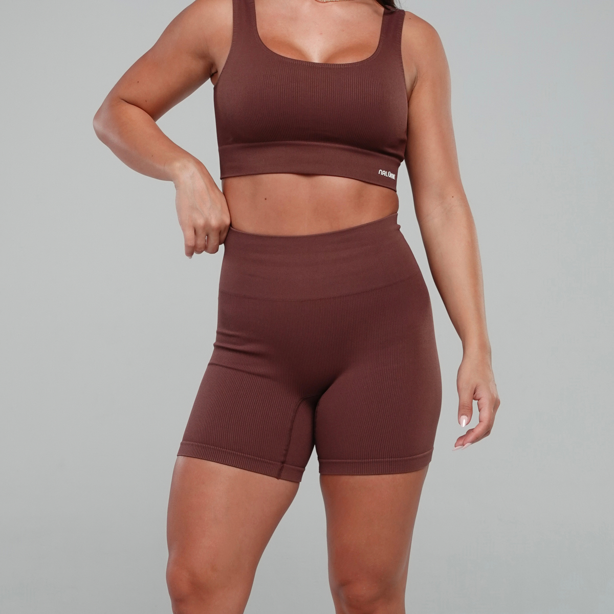 Short seamless - Marrom