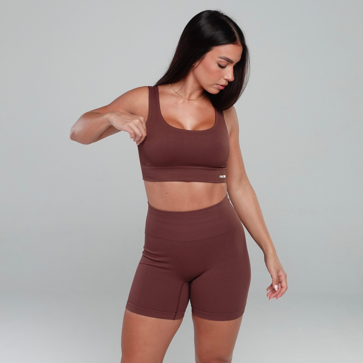 Short seamless - Marrom