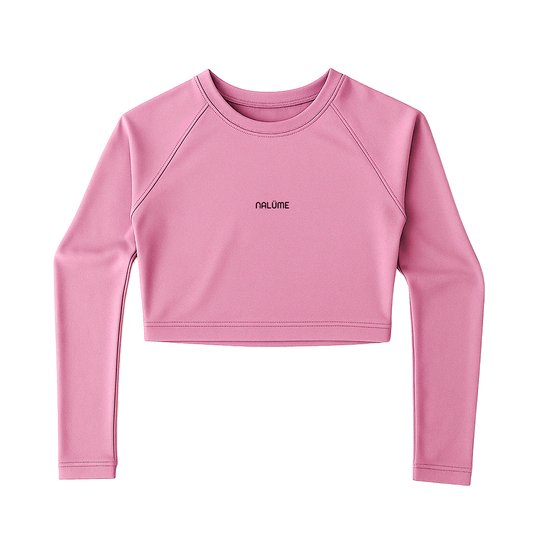 Casaquinho Cropped Solara - Rosa Bebê