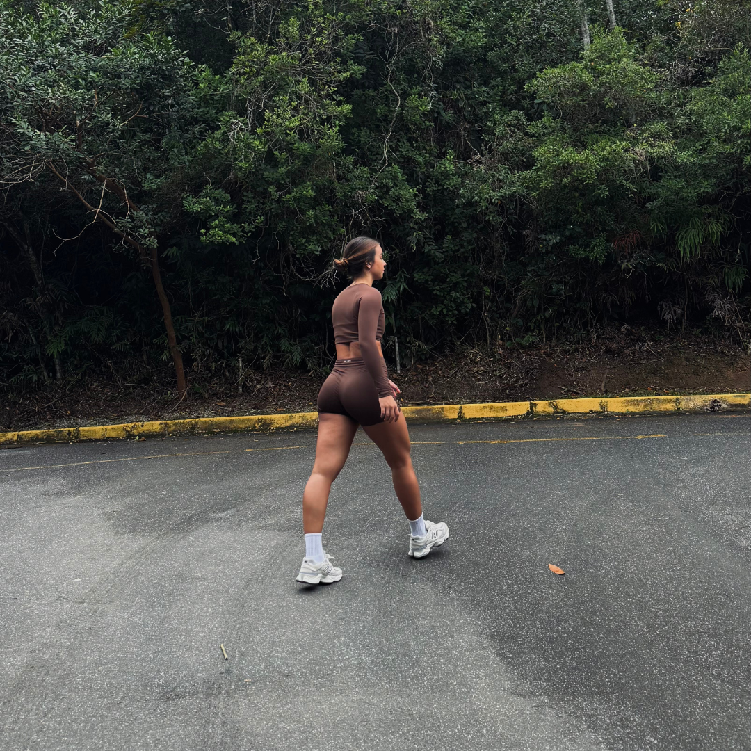 Short Aurea - Marrom