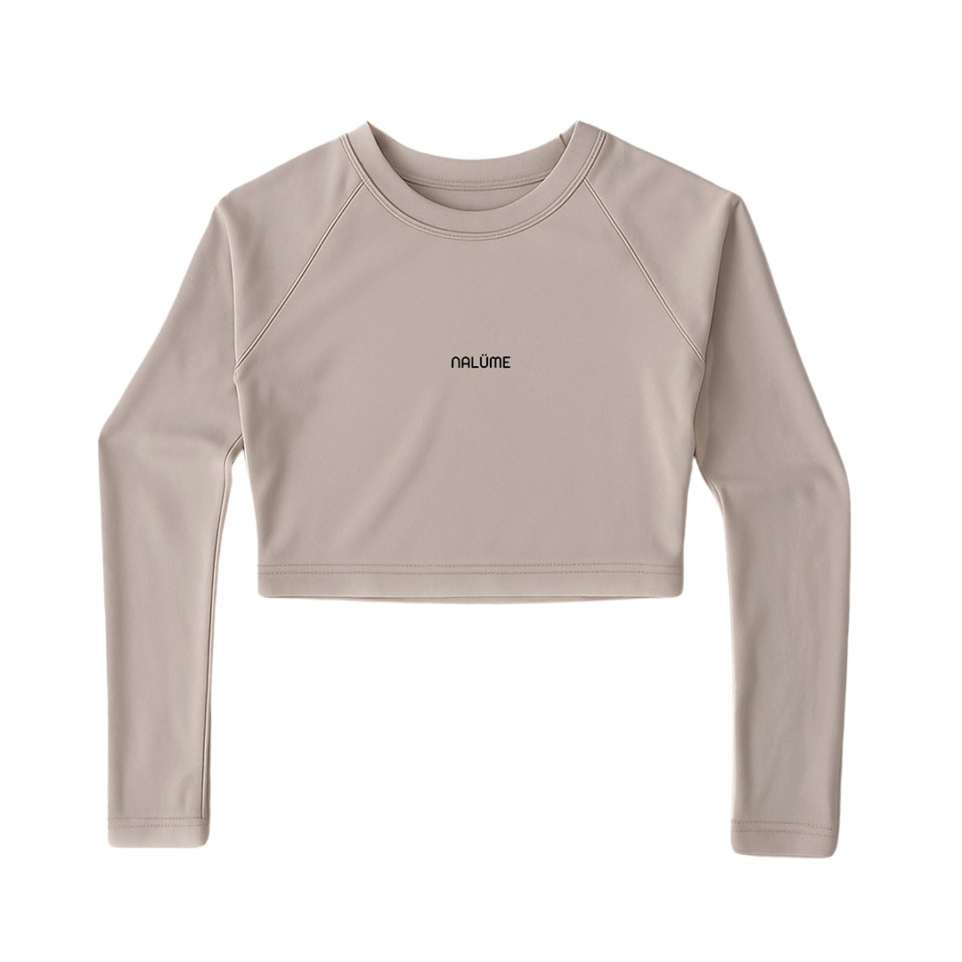 Casaquinho Cropped Solara - Areia