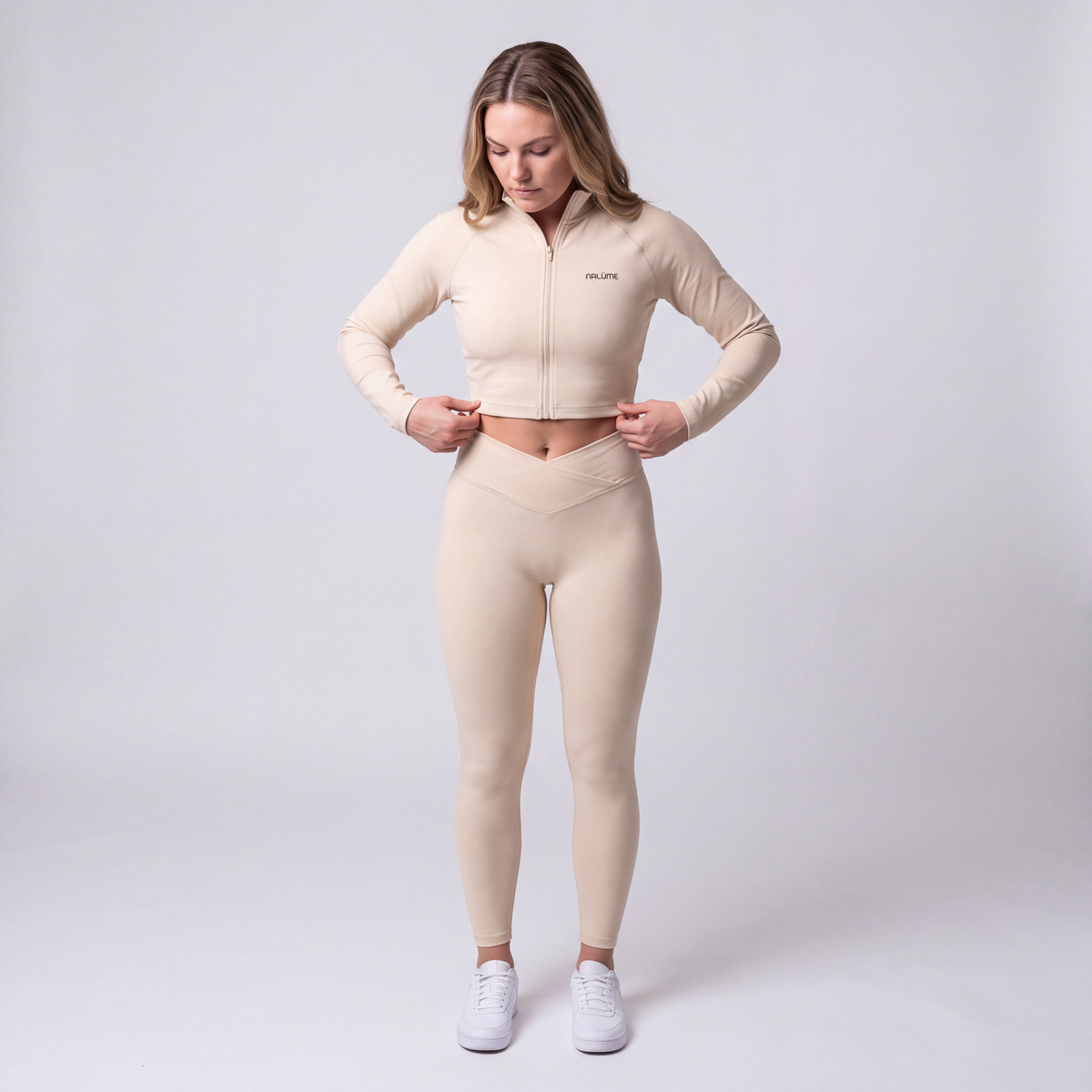 Casaquinho Cropped Solaris - Areia