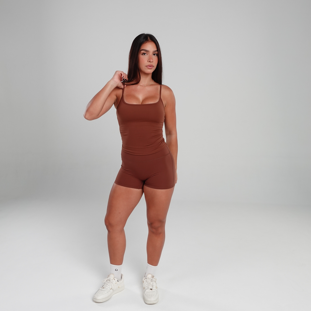 Short Up Peach Floss - Marrom