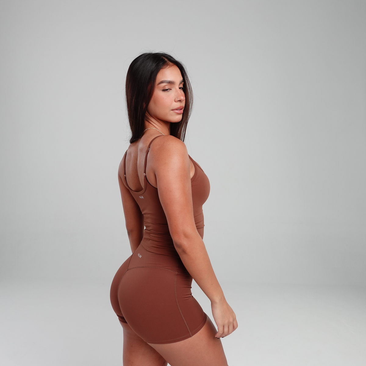 Short Up Peach Floss - Marrom