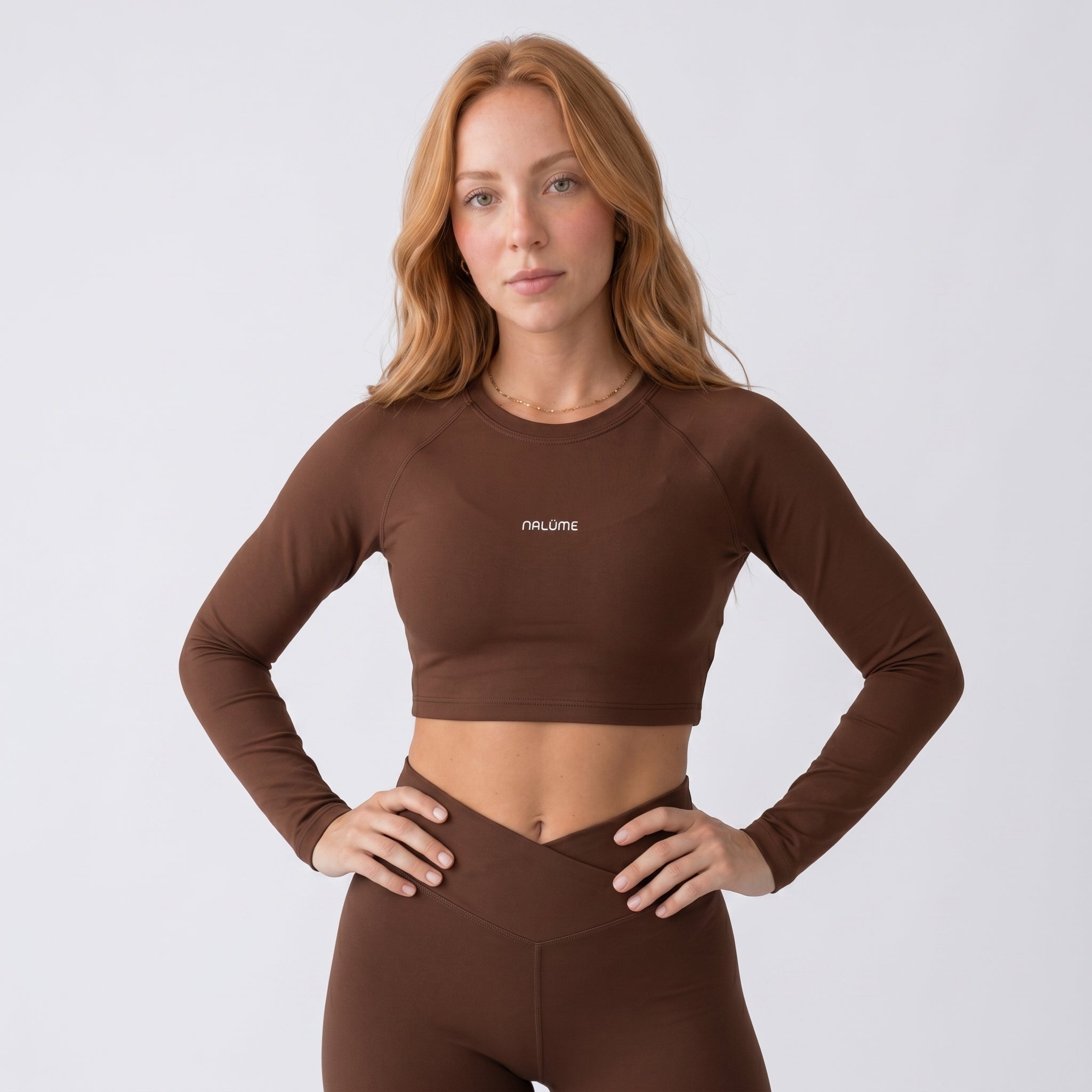 Casaquinho Cropped Solara - Marrom