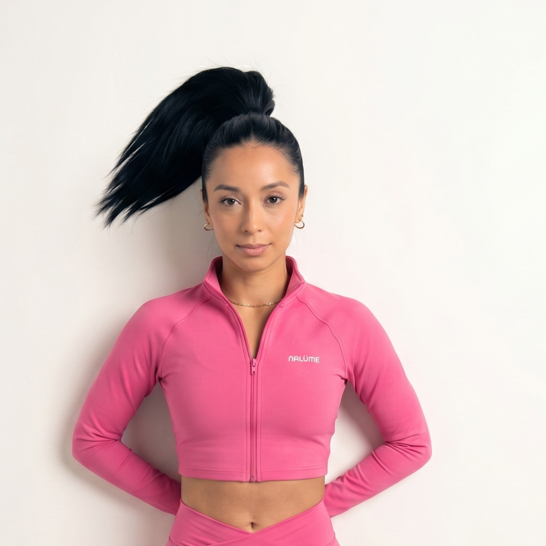 Casaquinho Cropped Solaris - Pink