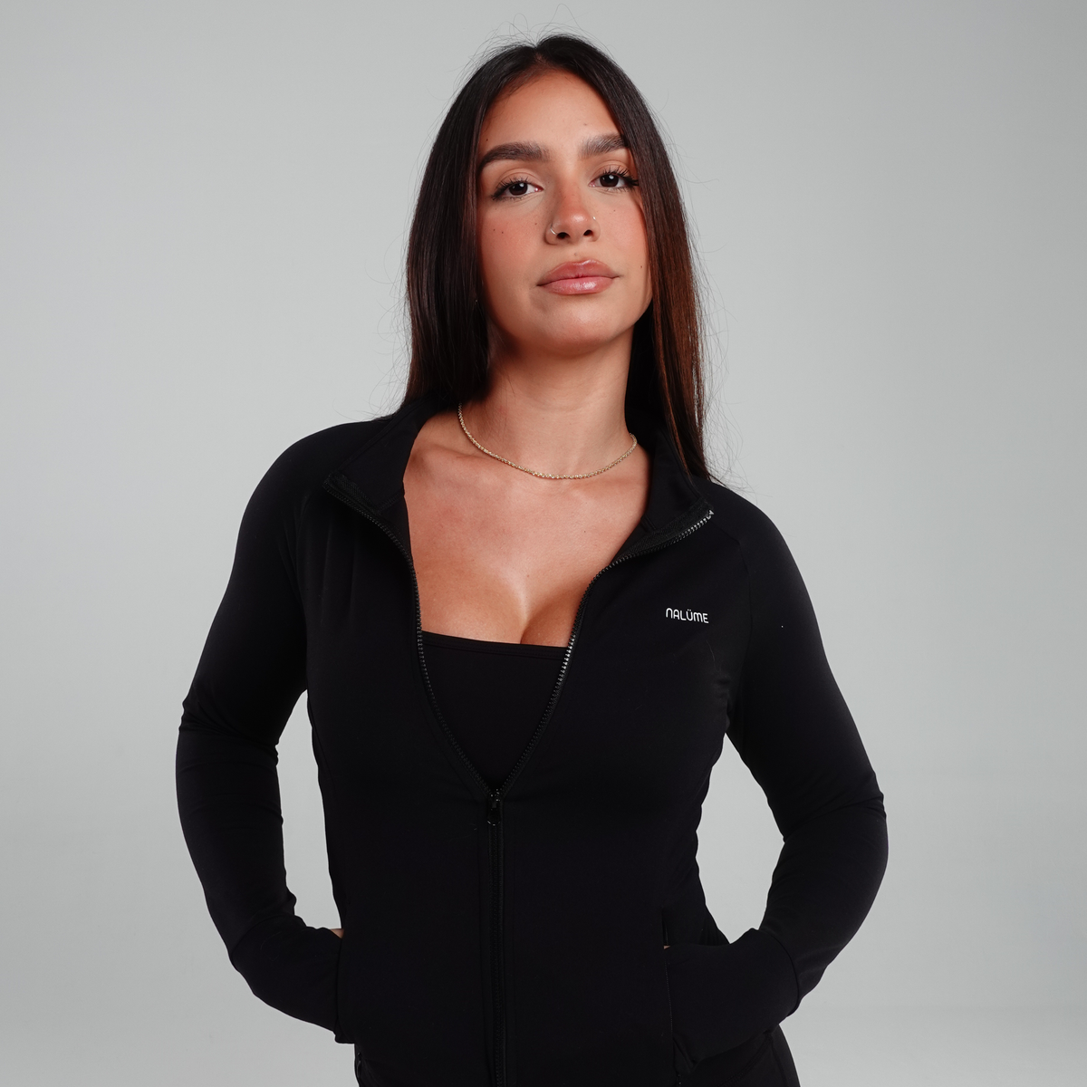 Casaquinho Peach Floss - Preto