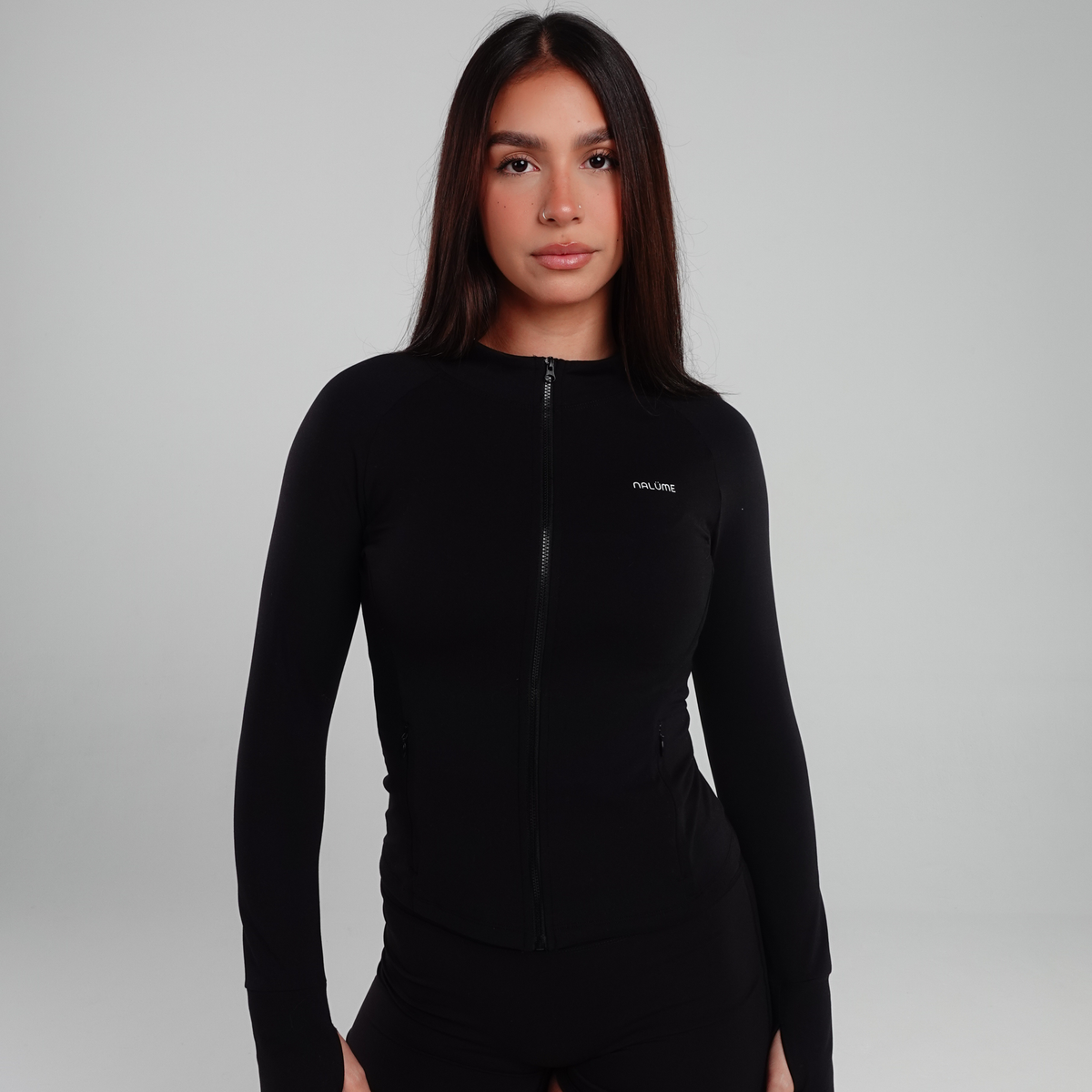 Casaquinho Peach Floss - Preto