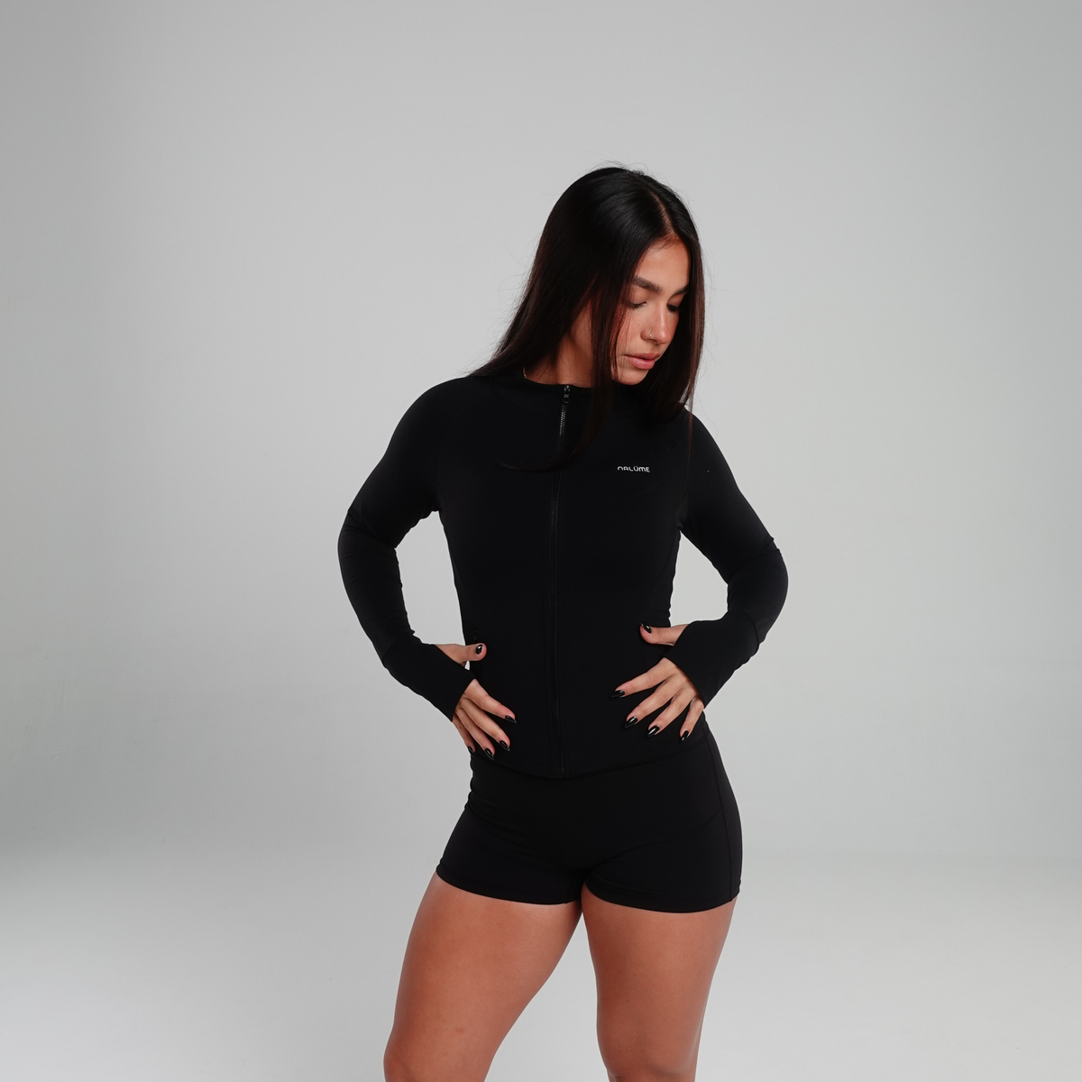 Casaquinho Peach Floss - Preto