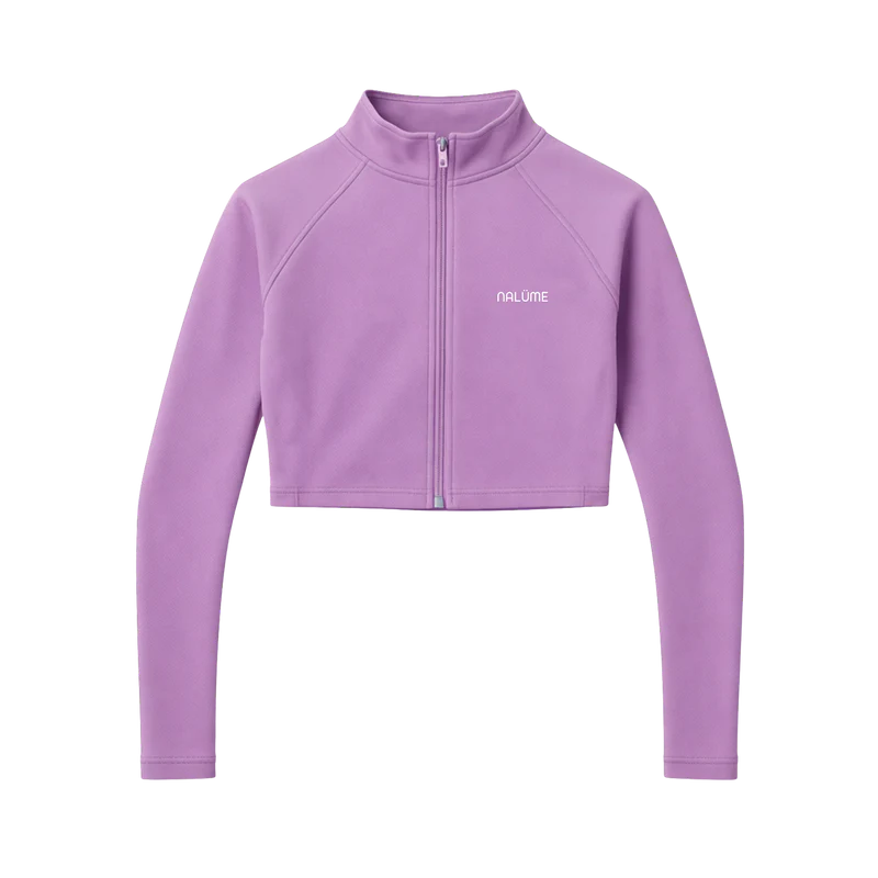 Casaquinho Cropped Solaris - Violeta