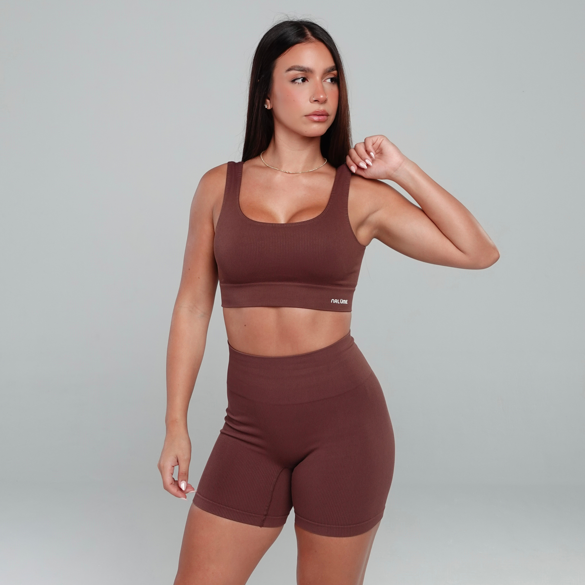Short seamless - Marrom