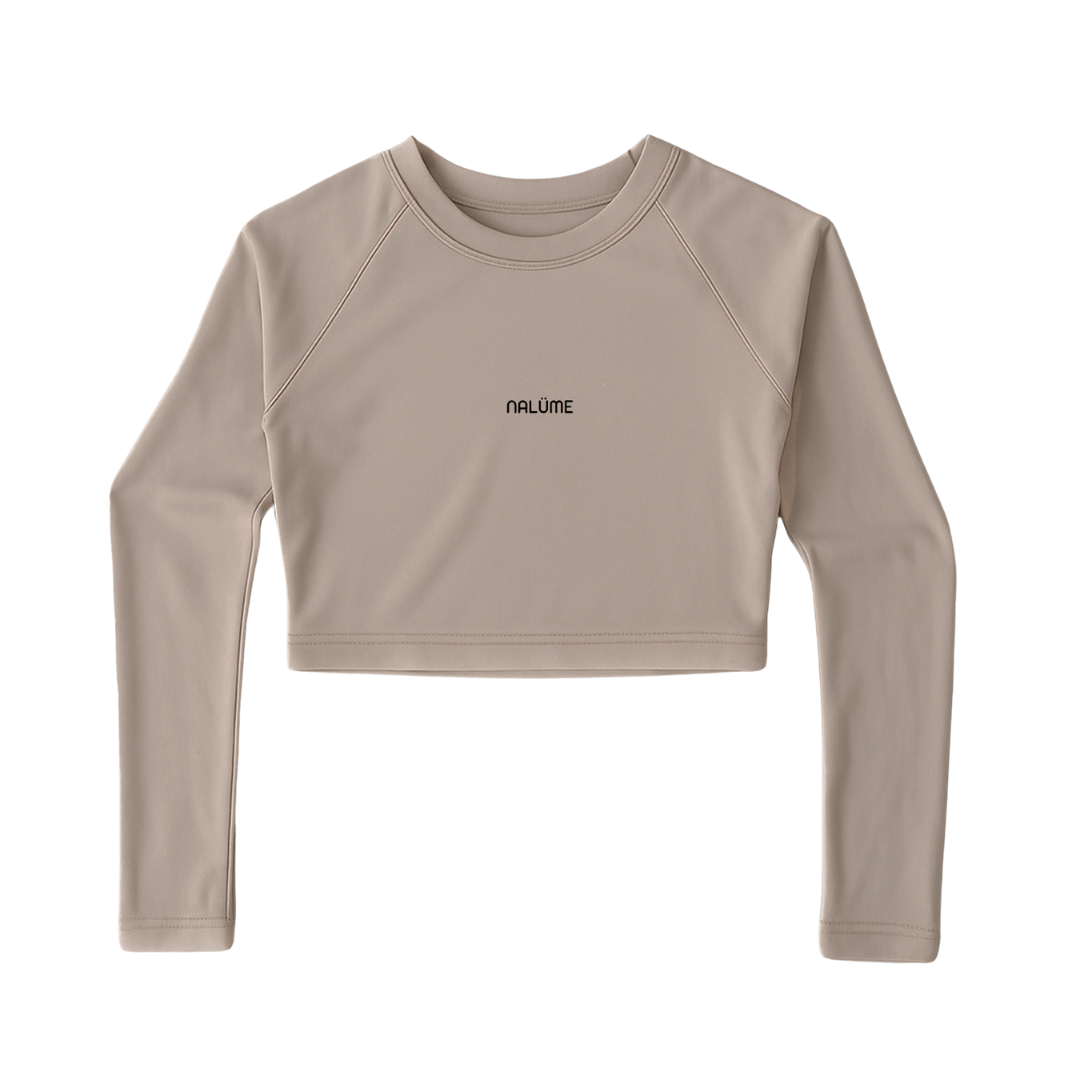 Casaquinho Cropped Solara - Areia
