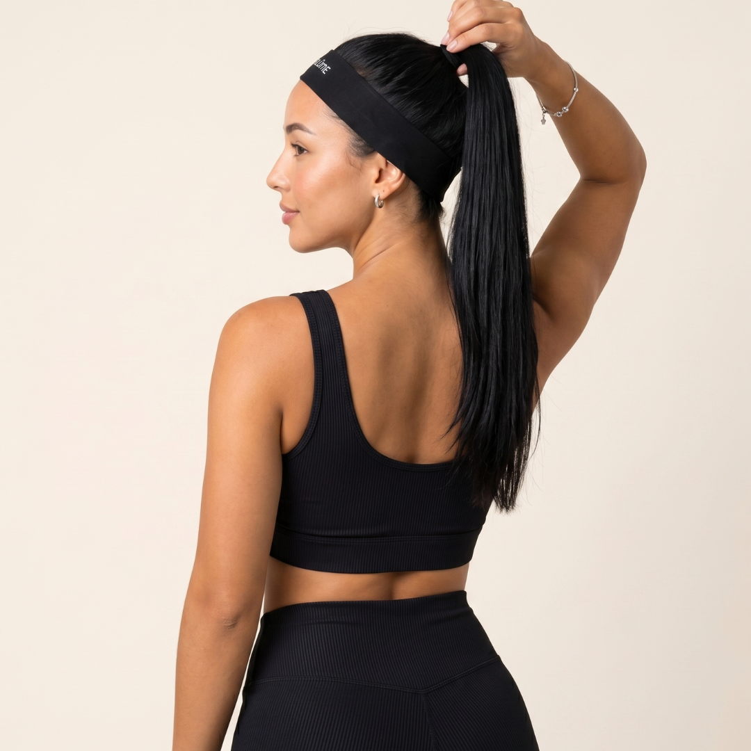 Faixa de Cabelo Preta - Tamanho Único