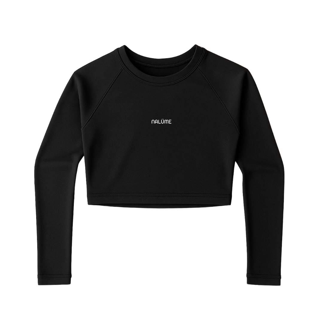Casaquinho Cropped Solara - Preta