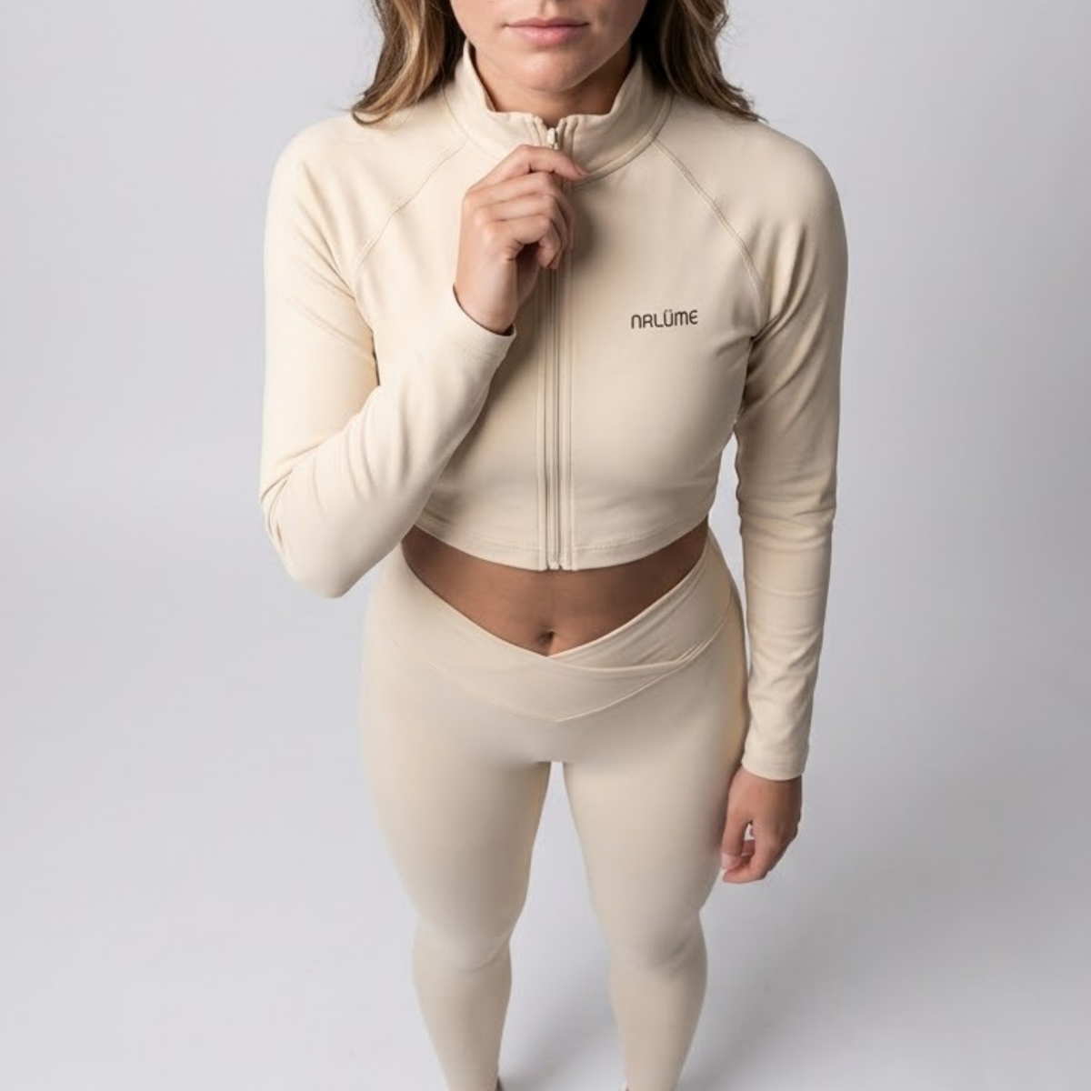 Casaquinho Cropped Solaris - Areia