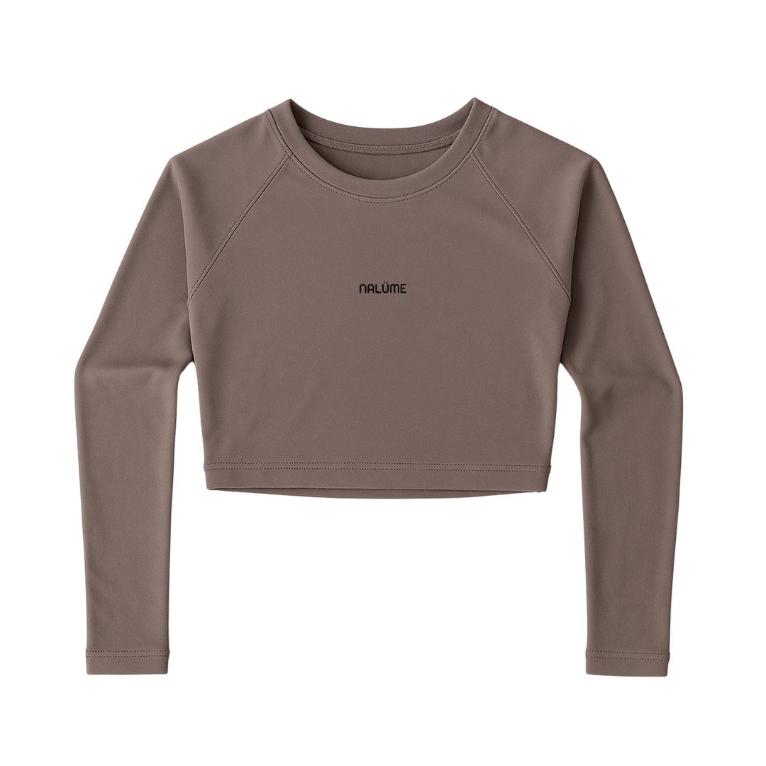 Casaquinho Cropped Solara - Bege