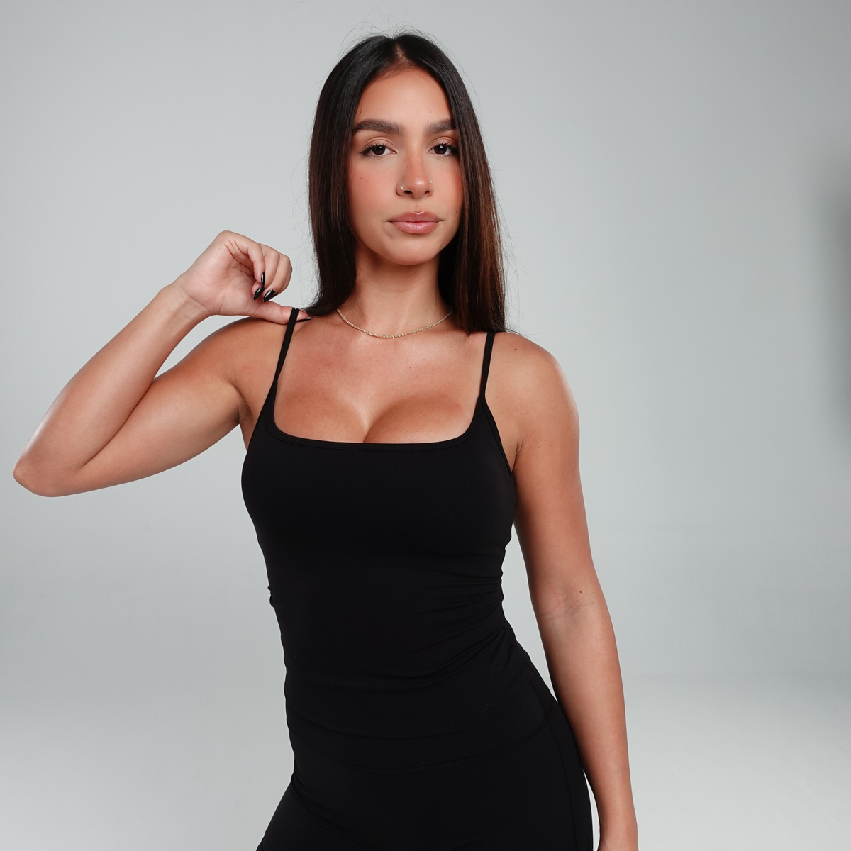 Regata Slim Peach Floss - Preto