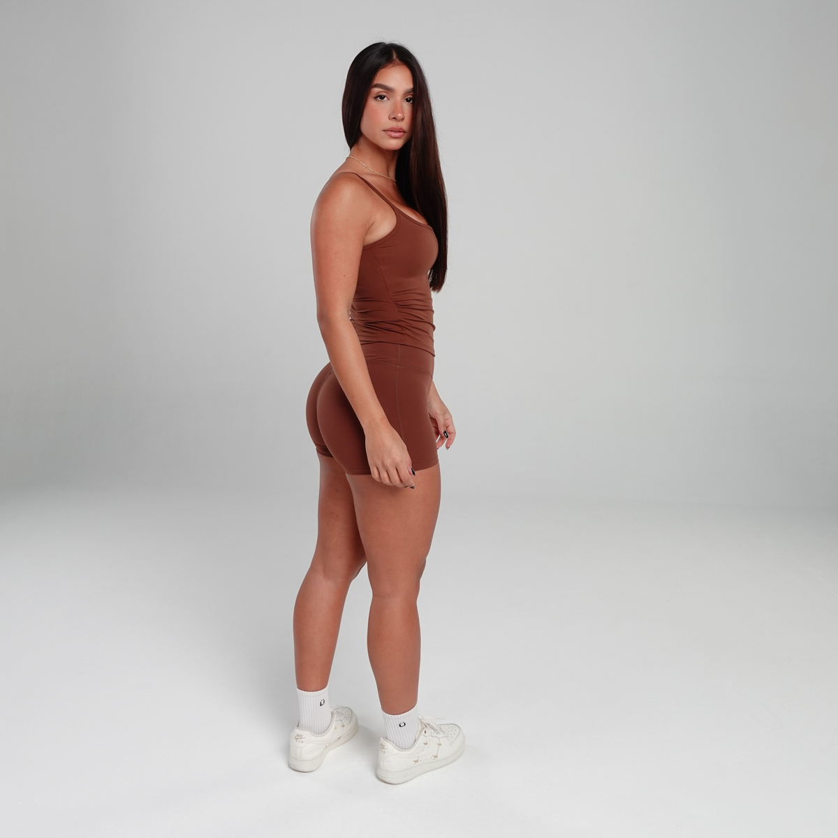 Conjunto Peach Floss - Marrom