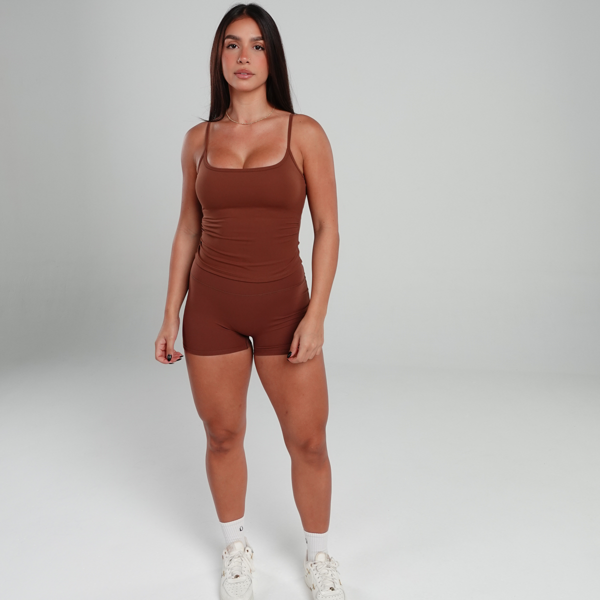 Conjunto Peach Floss - Marrom