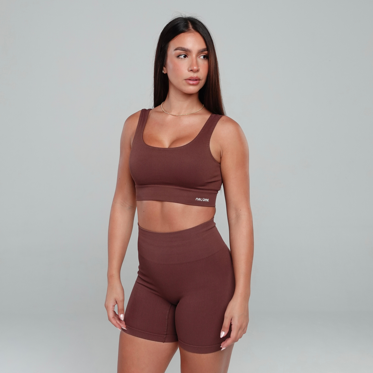 Short seamless - Marrom