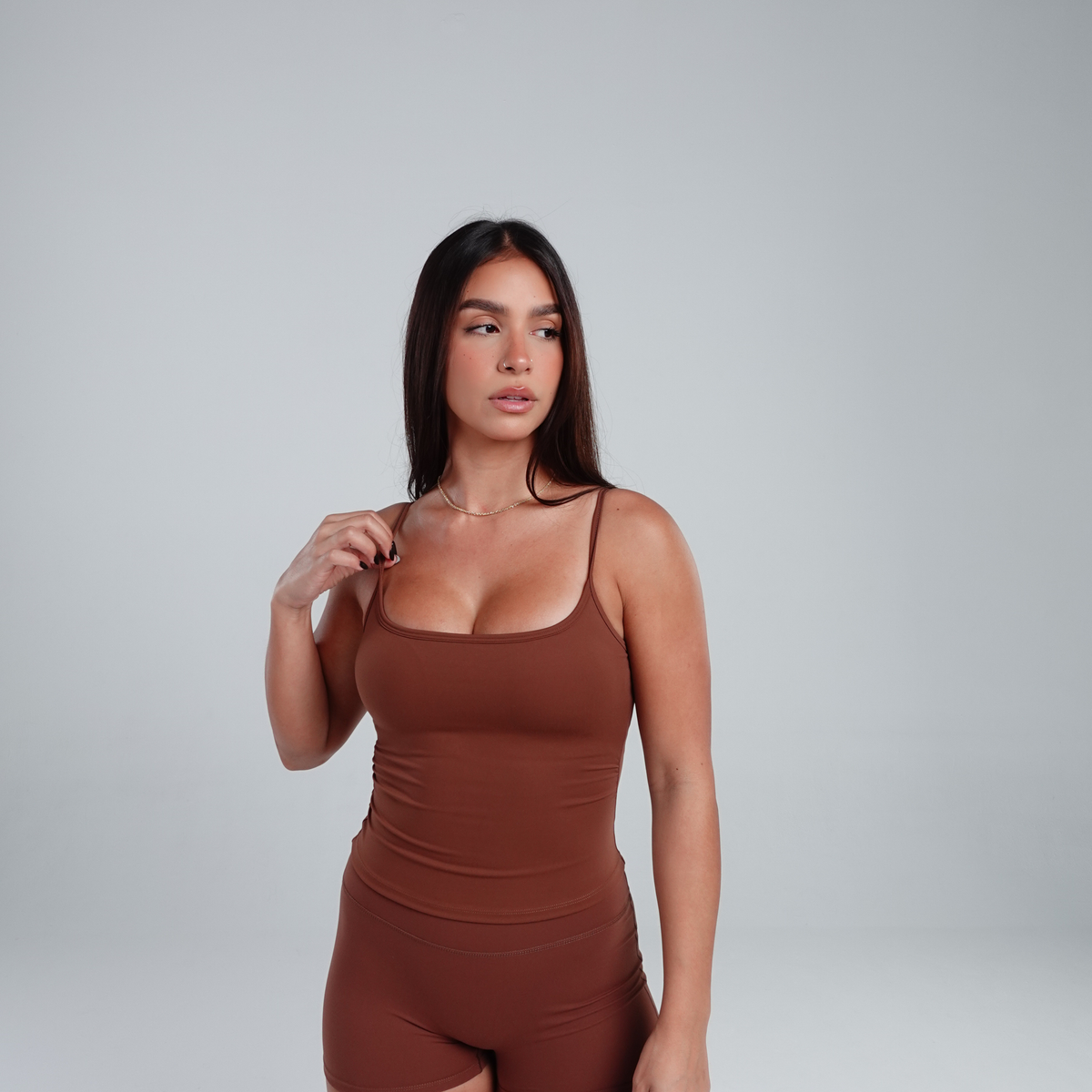 Short Up Peach Floss - Marrom