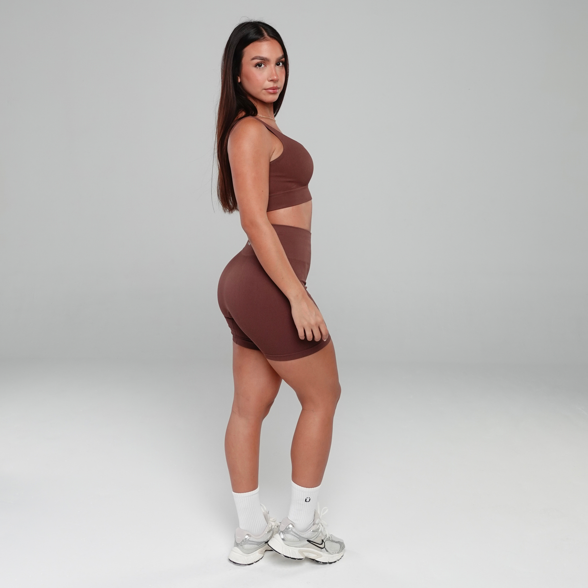 Short seamless - Marrom