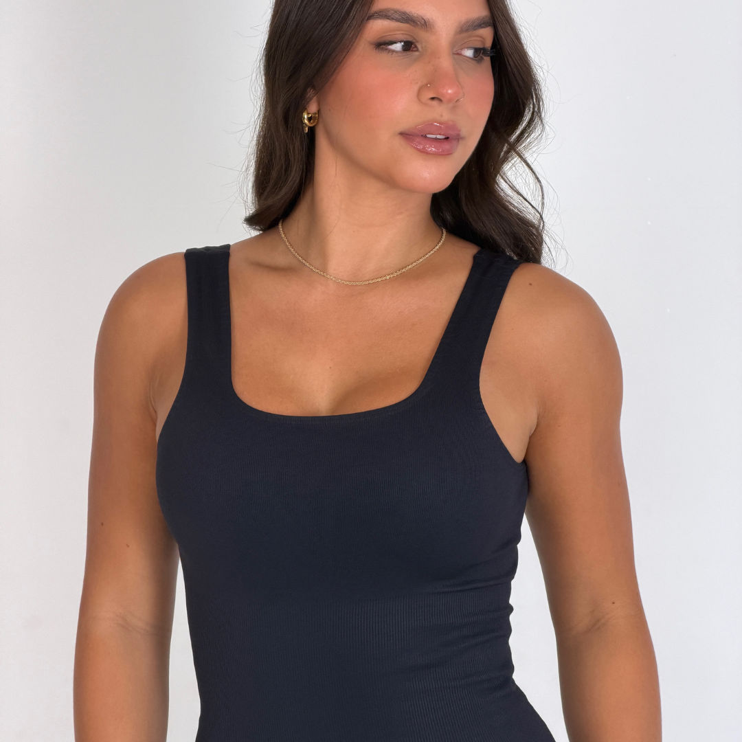 Macaquinho Seamless - Preto