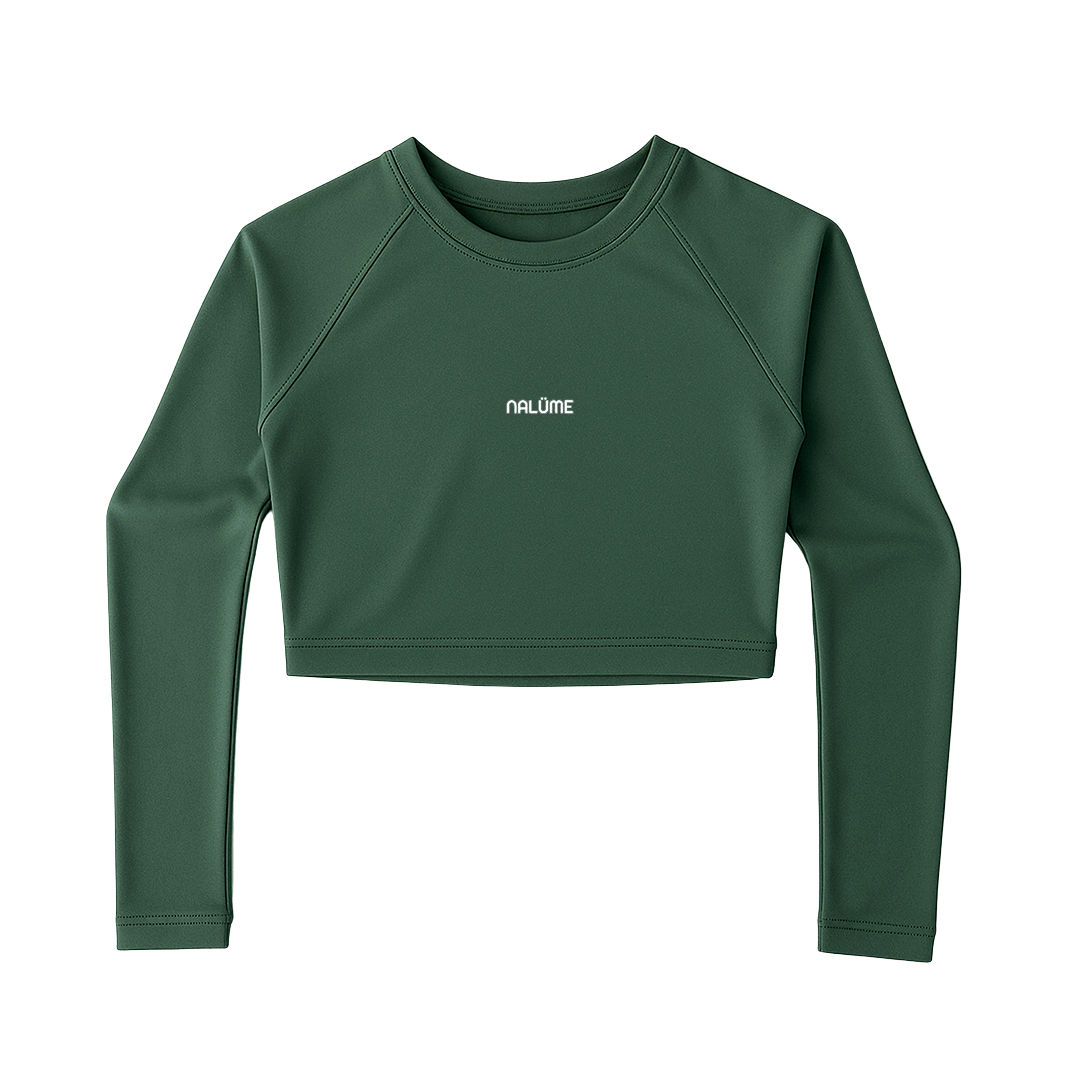 Casaquinho Cropped Solara - Verde Musgo