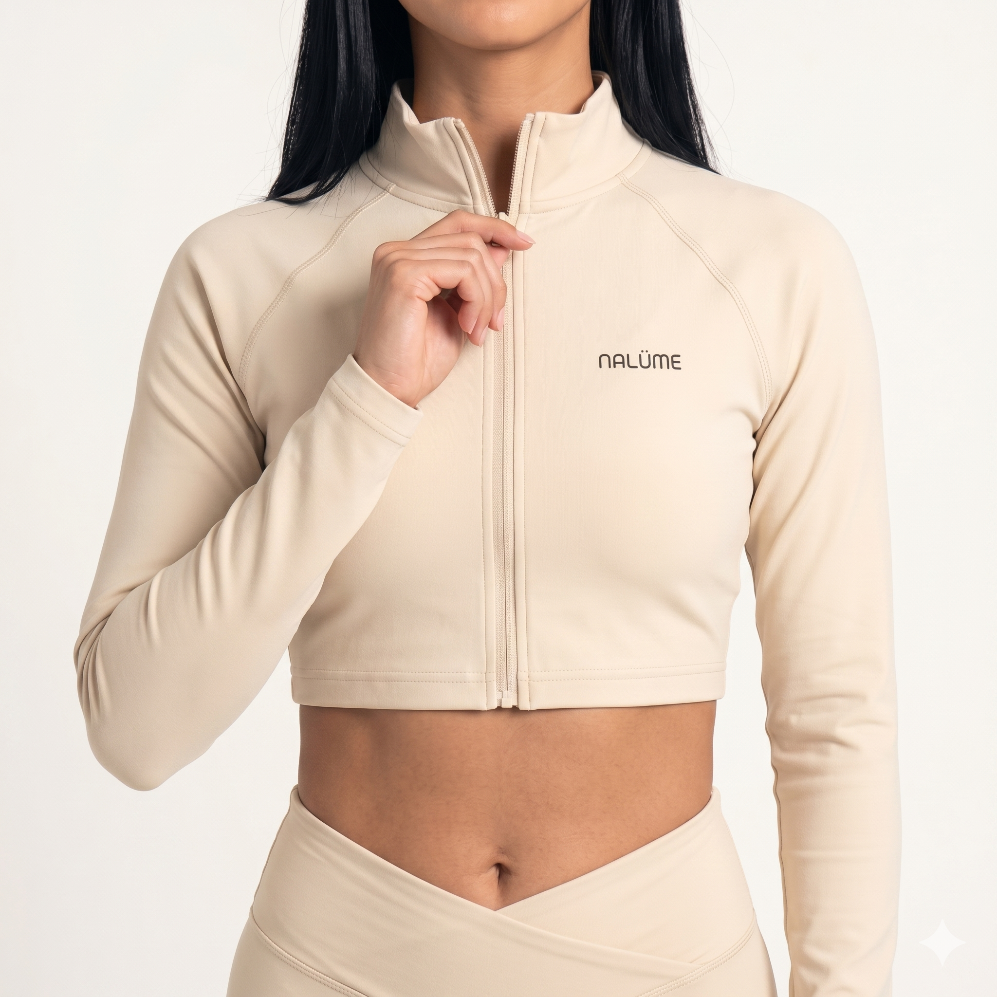 Casaquinho Cropped Solaris - Areia
