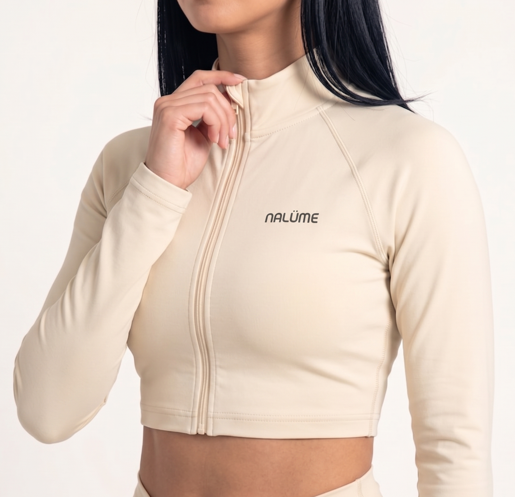 Casaquinho Cropped Solaris - Areia