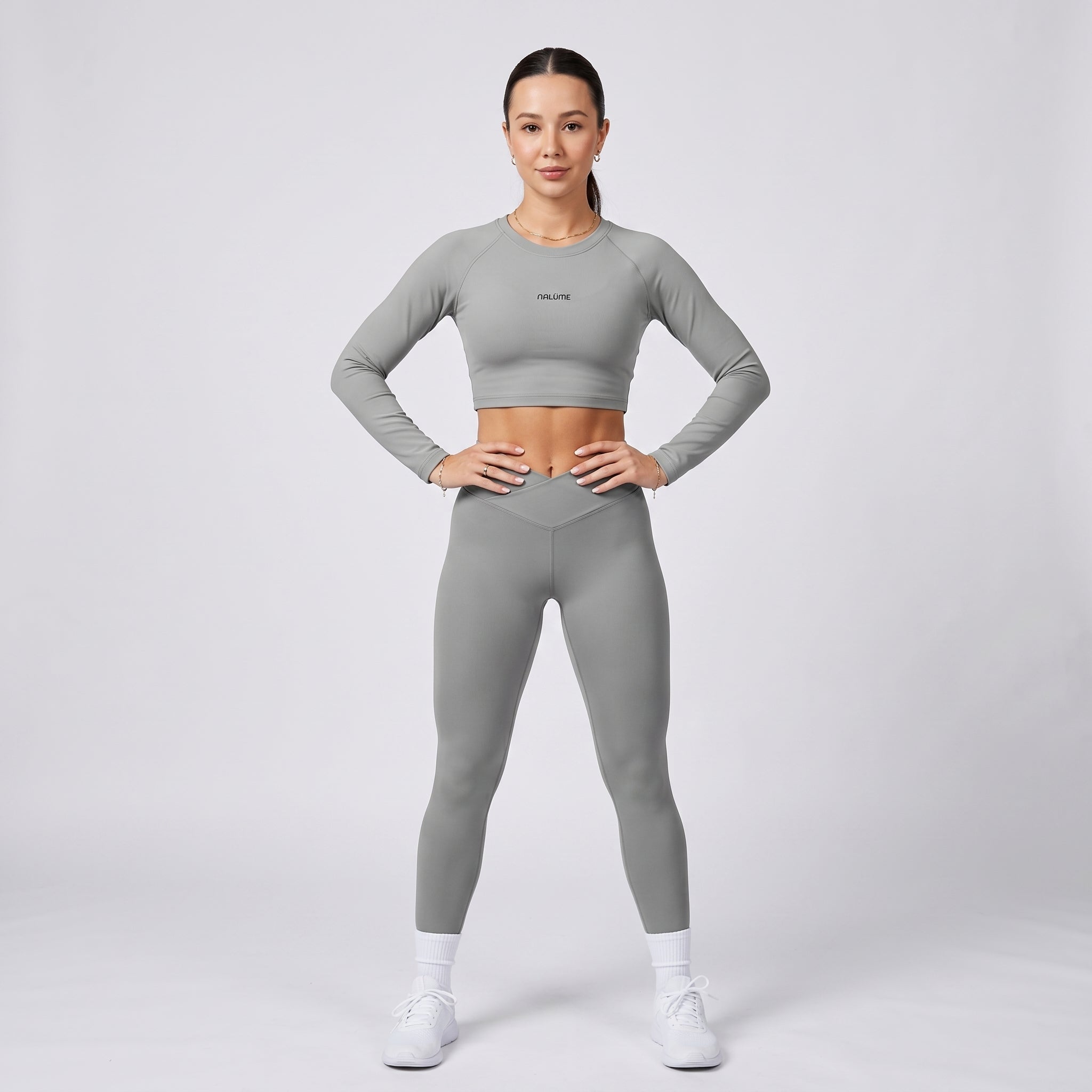 Casaquinho Cropped Solara - Cinza